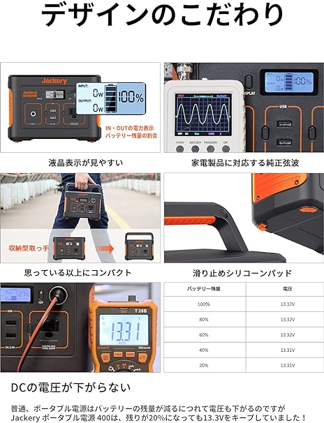 Jackery_ポータブル電源 400_商品説明画像_04